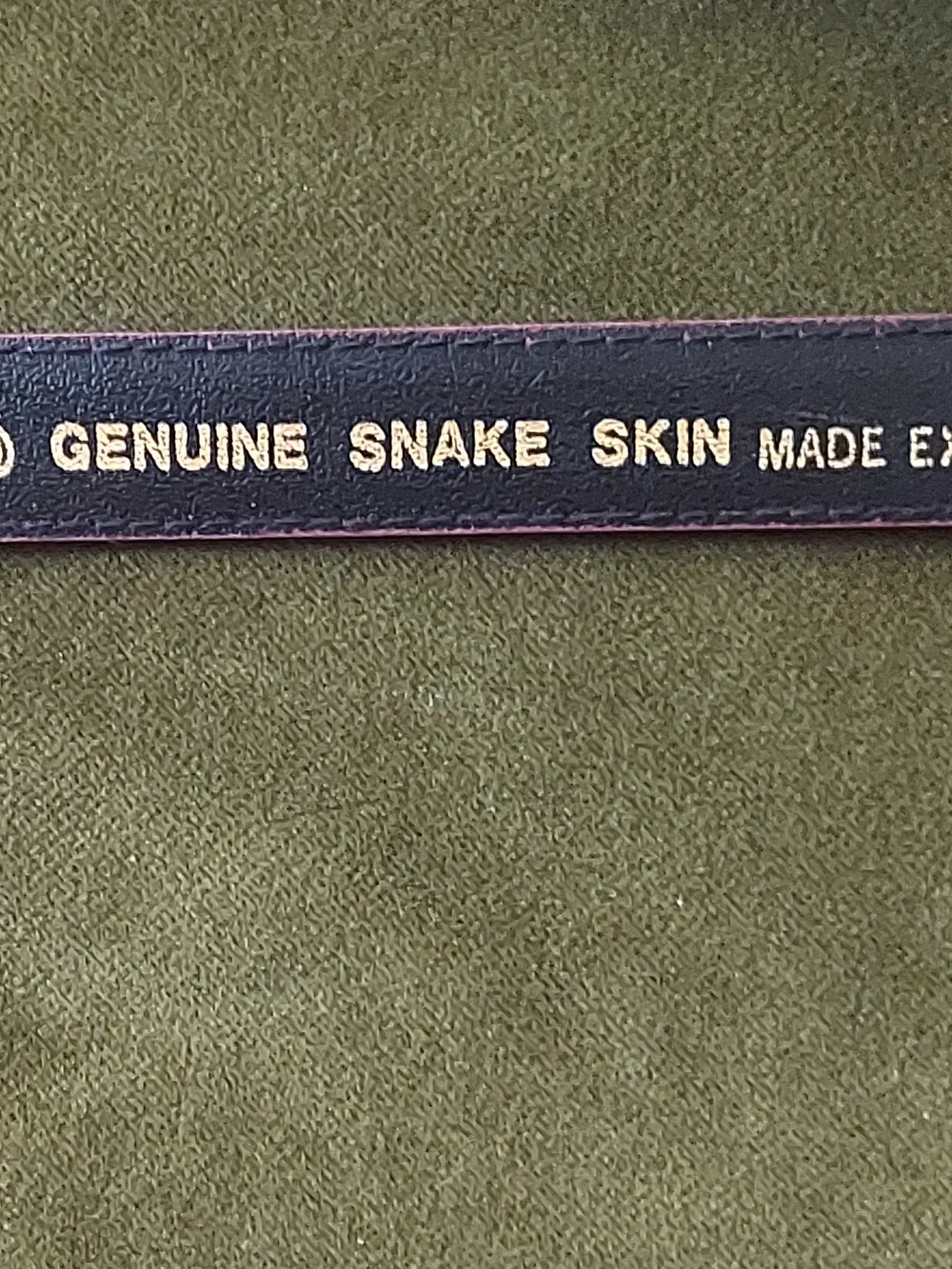 Lot Of 3 70's/80's Vintage Colorful Skinny Belts - Snake Skin, Leather